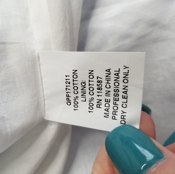 Jason Wu Grey Striped Ruffle Collared Mini Dress - Picture 8 of 8